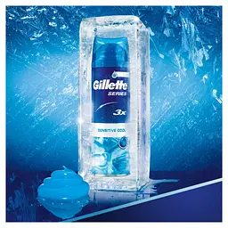Гель для гоління Gillette Series Sensitive Cool 200 мл - мініатюра 5