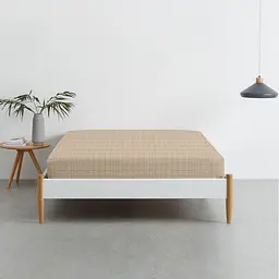 Простирадло на резинці Cosas Beige Geometry 180х200х20 см (CellAshbeige_180х200х20) - мініатюра 2