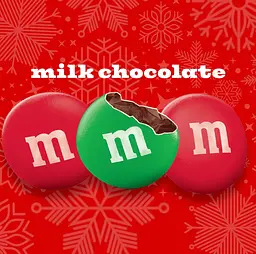 Драже M&M's Milk Chocolate Christmas Candy 87.9г - мініатюра 3