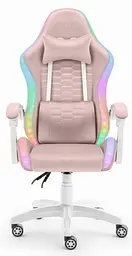 Комп'ютерне крісло Hell's Chair HC- 1000 Pink (тканина)