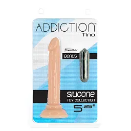 Фалоімітатор Addiction Tino 13.3 см тілесний - мініатюра 2