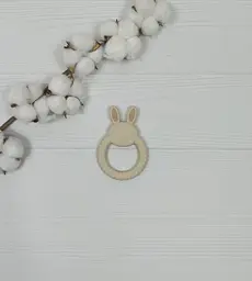 Набір слюнявчиків, що не промокають, з 5 одиниць з гризунцями a.l.babybox Різнокольоровий - мініатюра 7