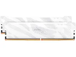Модуль пам'яті Crucial DDR5 32GB (2X16) Pro 6400Mhz Overclocking White EXPO/XMP (CP2K16G64C32U5W)