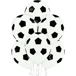 Кулька 12" (30 см) М'яч футбольний чорно-білий (Belbal) поштучно 1103-2052