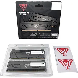 Модуль пам'яті DDR4 Patriot Viper Steel 2x16 GB 3200MHz [PVS432G320C6K] [94874] - мініатюра 5