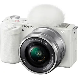 Бездзеркальний фотоапарат Sony ZV-E10 Kit 16-50mm f3.5-5.6 OSS White (ILCZVE10LW.CEC) [111146] - мініатюра 4