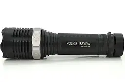 Ліхтар Police BL-1890-T6 158000W zoom + ЗУ220/12В + 18650 + 5 режимів - мініатюра 2