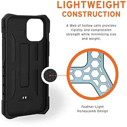 Оригінальний протиударний чохол UAG Pathfinder для iPhone 12 Mini (5.4") Black (112347114040) - мініатюра 8