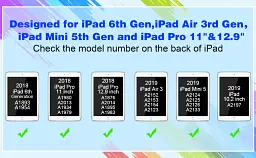 Стилус 2 Touch Pen для Apple Pencil Stylus Pro 11 12,9 9,7 2018 Air 3 з відхиленням долоні - мініатюра 2