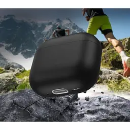 Чохол AhaStyle Ultra-Thin Colorful Silicone Case для Airpods 4 Black (CP-WG172-BK) [133825] - мініатюра 4