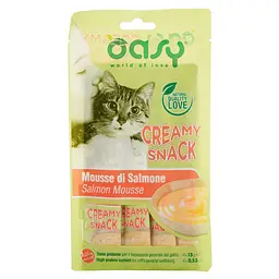 Ласощі для котів Oasy Сreamy лосось 60 г (4 шт. по 15 г) - мініатюра 2