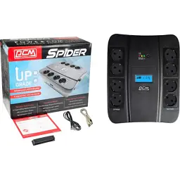 Пристрій безперебійного живлення Powercom SPD-1100U LCD, 605W (SPD-1100U.LCD) - мініатюра 6