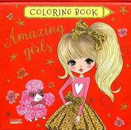 Coloring book Amazing girls