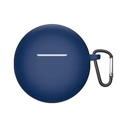 Силіконовий чохол для навушників OPPO Enco Buds2, Hang Case, синій, ультратонкий захисний кейс товщиною 2 мм, захист від подряпин, пилу та ударів, компактний, з карабіном для кріплення, ArmorStandart (ARM71112)