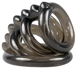 Насадка на пеніс New TPE Cockring призначена для щастя. Baile 42-05055870000 21001 - мініатюра 2
