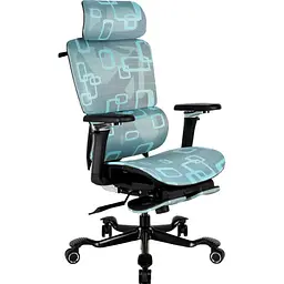 Геймерське крісло GT Racer X-900 Black/Gray/Blue [174674] - мініатюра 2