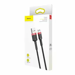 Кабель Baseus Cafule Micro USB 2m (CAMKLF-C91) Red/Black [69672] - мініатюра 14