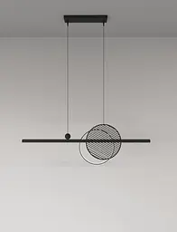 Підвісний стельовий світильник Babich Studio Mid 900 Black (RAL 9005)