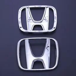 Емблема для Honda 123 x 103 мм Accord / CRV пластикова / 3M скотч (OEM75700-S9A)