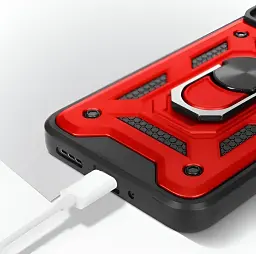 Панель BeCover Military для Xiaomi Redmi Note 13 Pro 4G Red (711027) - мініатюра 4