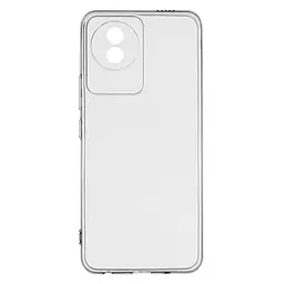 Прозрачный чехол для VIVO Y02 с защитой камеры, тонкий, силиконовый, бесцветный, ударопрочный, противоударный бампер с закрытой камерой, ArmorStandart (ARM66012)