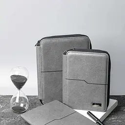 Блокнот для конференцій Fizz Business Zipper Bag Grey (6930114521372) [106561] - мініатюра 2