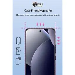 Скло захисне Dengos Full Glue Xiaomi Redmi Note 15 Pro 5G Black (TGFG-427) - мініатюра 3