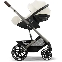 Прогулянкова коляска Cybex Balios S Lux TPE Seashell Beige з бампером (524001203) - мініатюра 6