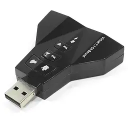 Звукова карта 7.1 USB QTS-009 Black (16163) - мініатюра 2