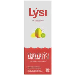 Омега-3 Lysi Kids з печінки тріски та тунця з вітамінами A, D, E + DHA-формула зі смаком лимона та манго 720 мл (3 шт. х 240 мл) - мініатюра 4