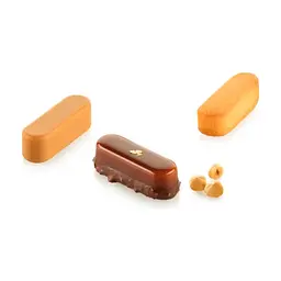 Форма для випікання Silikomart Eclair XS 55x17 мм, h 17 мм (20x14 мл) (ECLAIR XS 14) - мініатюра 2
