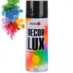 Акрилова фарба Nowax Спрей 450 мл Чорний глянцевий (gloss black/ral9005)
