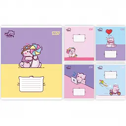 Набір зошитів Yes Pembe the Cat 18 аркушів у лінію 25 шт. (769046)