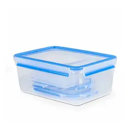 Харчовий контейнер Tefal Master Seal набір 5 шт, прозорий, синій (K3029012) - мініатюра 2