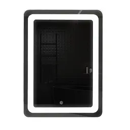 Дзеркало Unio MRR-04 SQR-RA-S 600 x 800 mm LED FL з сенсором 000027463 - мініатюра 4