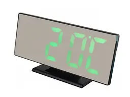 Настільний LED годинник DS-3618L із зеленим підсвічуванням - мініатюра 8