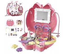 Дитячий косметичний набір Kids Pretend Toy Bag сумка для макіяжу з дзеркалом ∙ Ігровий набір Kids Pretend Toy Bag для дівчат - мініатюра 6