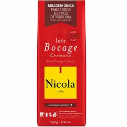 Кава мелена Nicola Bocage cremoso смажена, 250 г (637689)