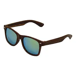 Окуляри Wayfarer з оправою під дерево - мініатюра 2