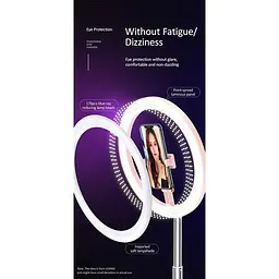 Підставка стійка з кільцевою лампою Usams US-ZB120 Stretchable foldable holdder fill light 168 см білий - мініатюра 5