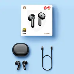 Бездротові навушники TWS SOUNDPEATS Air6 HS з Bluetooth 6.0 та Hi-Res Audio (Чорний) - мініатюра 3