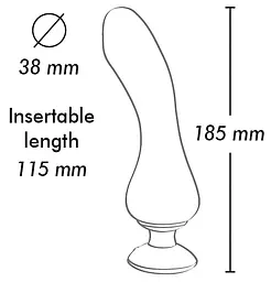 Вібратор Shunga Sanya Intimate 18.5 см фіолетовий - мініатюра 4