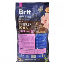 Сухий корм Brit Premium Junior S 8 кг для цуценят маленьких порід собак (вагою до 10 кг) - мініатюра 3