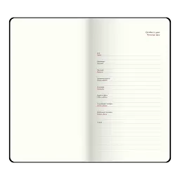 Щотижневик датований Buromax Velour 2026 85 x 153 мм штучна шкіра світло-сірий (BM.2891-20) - мініатюра 8