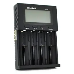 Зарядний пристрій для акумуляторів Liitokala 4 Slots, LED display, 5V Type C, 3.7V/1.2V AA/AAA 18650/26650/16340/14500/10440/18500 (Lii-M4) - мініатюра 1
