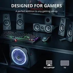 Домашній кінотеатр 5.1 Trust GXT 658 Tytan Surround Speaker System Black - мініатюра 4