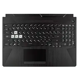 Корпус верхня кришка для Asus FA506 FA566 FX506 FX566 TUF506 TUF566 series, UA (топкейс з клавіатурою з 1-Zone RGB підсвічуванням, 90NR03M1-R31UA0, C Cover, Original)