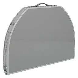 Стіл Bo-Camp Premium овальний 100x70 см сірий (DAS303284) - мініатюра 8
