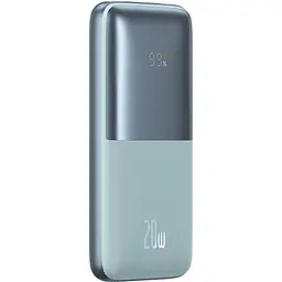 Зовнішній акумулятор Baseus Bipow Pro Digital Display 10000 mAh 20W (PPBD040103) блакитний - мініатюра 3