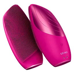 Електронна звукова термощітка для обличчя GESKE Sonic Thermo Facial Brush 6 в 1 бузкова - мініатюра 2